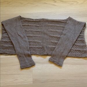 Anthropologie Taupe Knit Women's Sweater